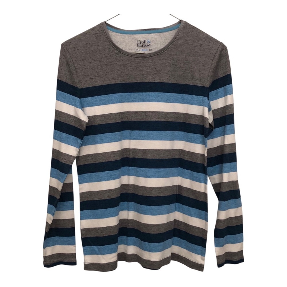 🎉 Croft & Barrow Sz S Stripped Long Sleeve